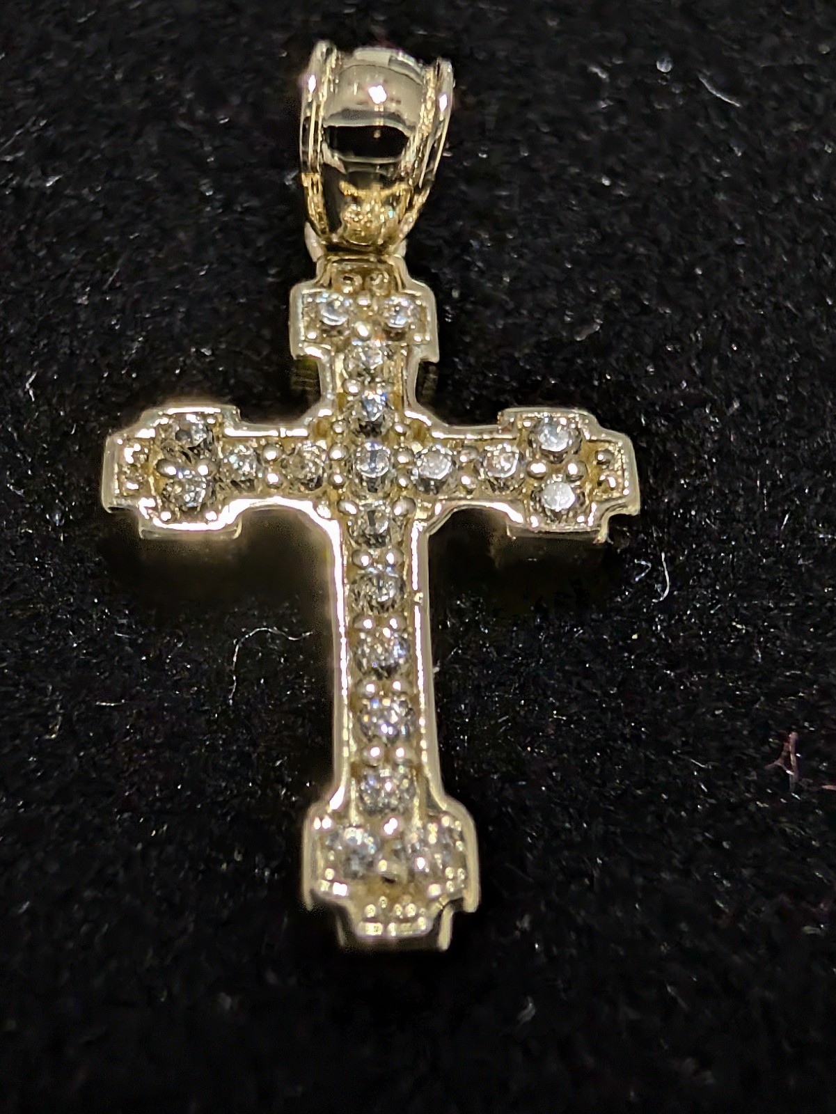 Solid 10k Gold Cross Pendant Solid 10k Gold Cross Pendant