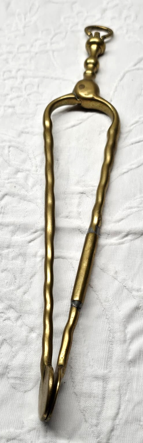 RARE Antique 18th Century Brass English Fireplace Tool 12\