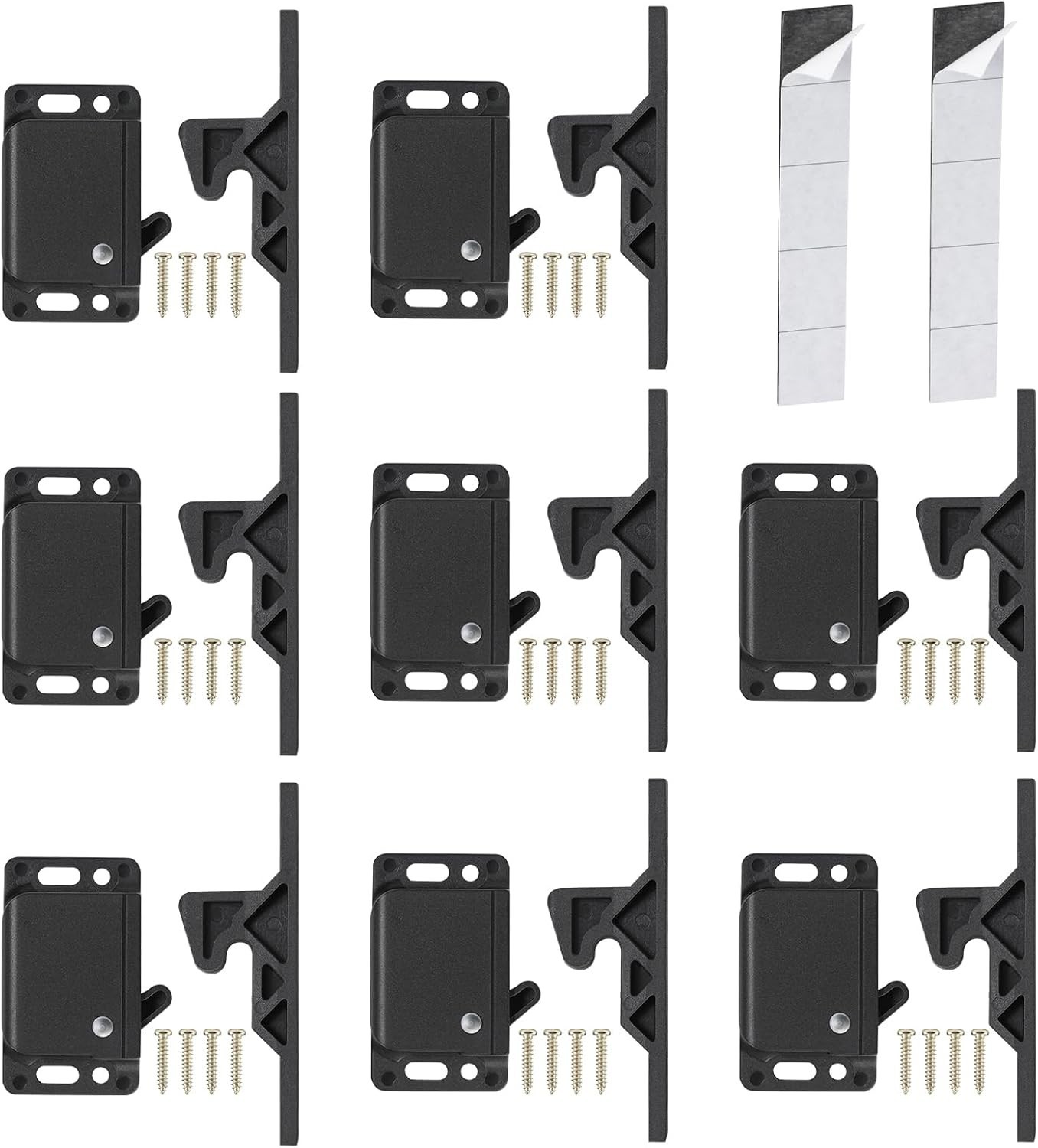 RV Drawer Latches and Catches, 8 Pack RV Cabinet Door Latches and Catches, 10 LB RV Drawer Latches and Catches, 8 Pack RV Cabinet Door Latches and Catches, 10 LB