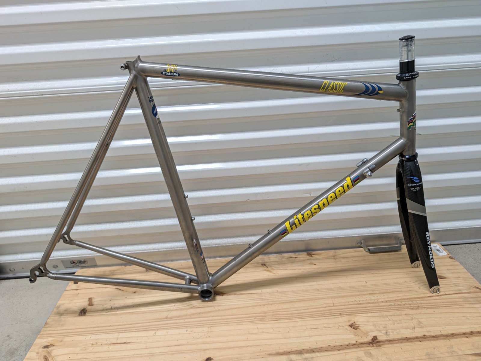 Litespeed Classic Titanium Road Bike Frame / Frameset w/ Ritchey Fork - 61cm