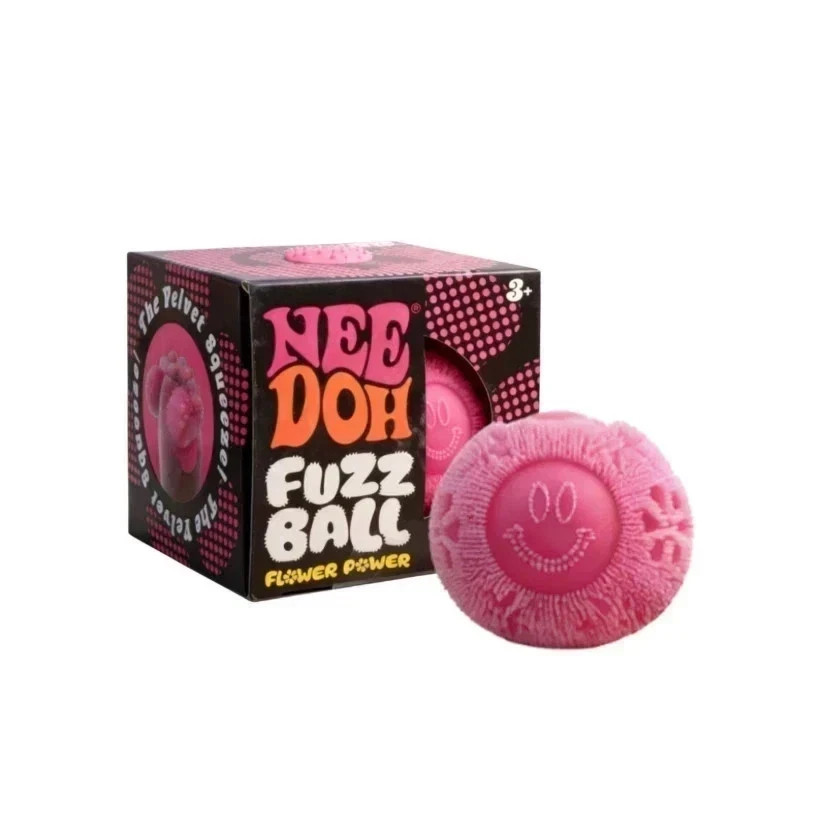 NeeDoh Smiled Fuzz Ball Flower Power Wonder Waves Squishy Stress Ball Fidget Toy NeeDoh Smiled Fuzz Ball Flower Power Wonder Waves Squishy Stress Ball Fidget Toy