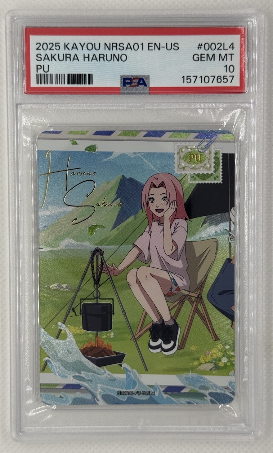 2025 Kayou Naruto Smriti Sakura Haruno Parallel Universe PU #002L4 PSA 10 GEM 2025 Kayou Naruto Smriti Sakura Haruno Parallel Universe PU #002L4 PSA 10 GEM