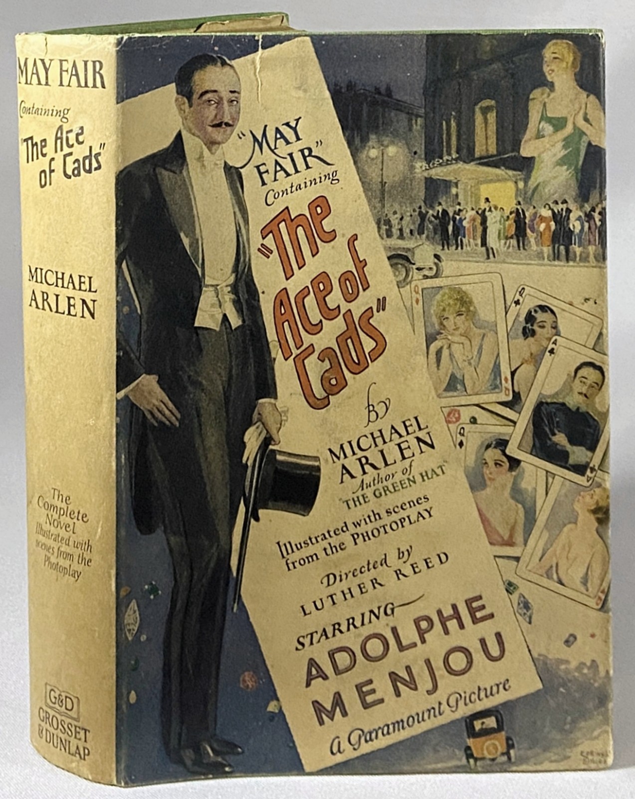 1925 MAY FAIR: THE ACE OF CADS Jazz Age Silent Film Photoplay ARLEN Vintage DJ