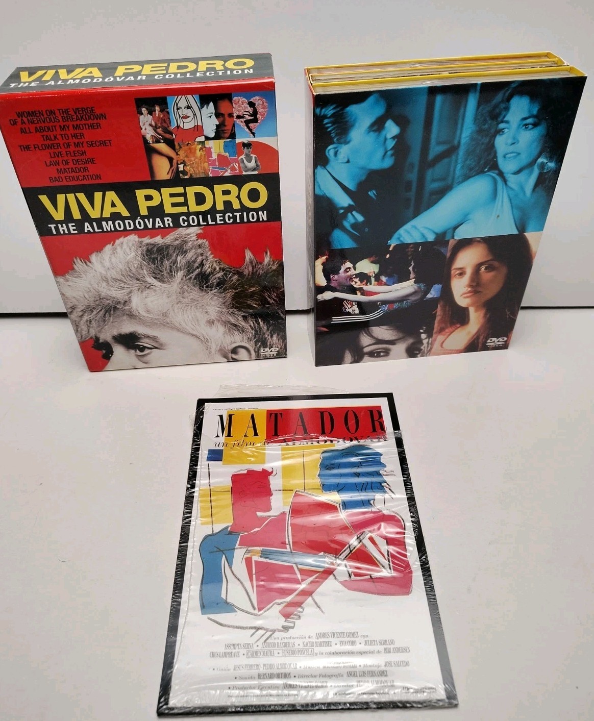 Viva Pedro: The Almodóvar Collection DVD 9-Disc Set with 8 Collectible postcards