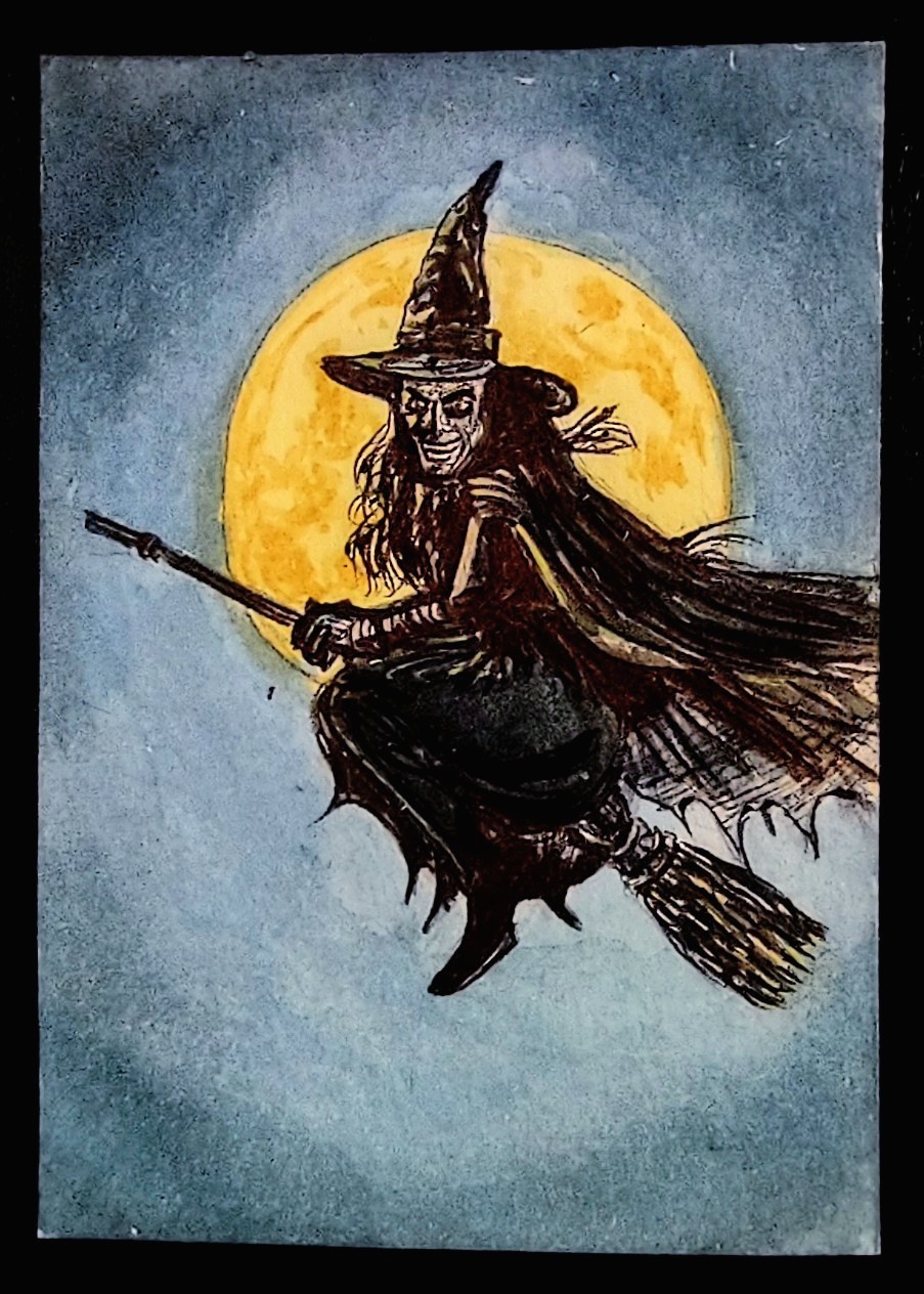 ACEO Hand Painted Art Card. Signed By Artist. Hand Painted Not A Print