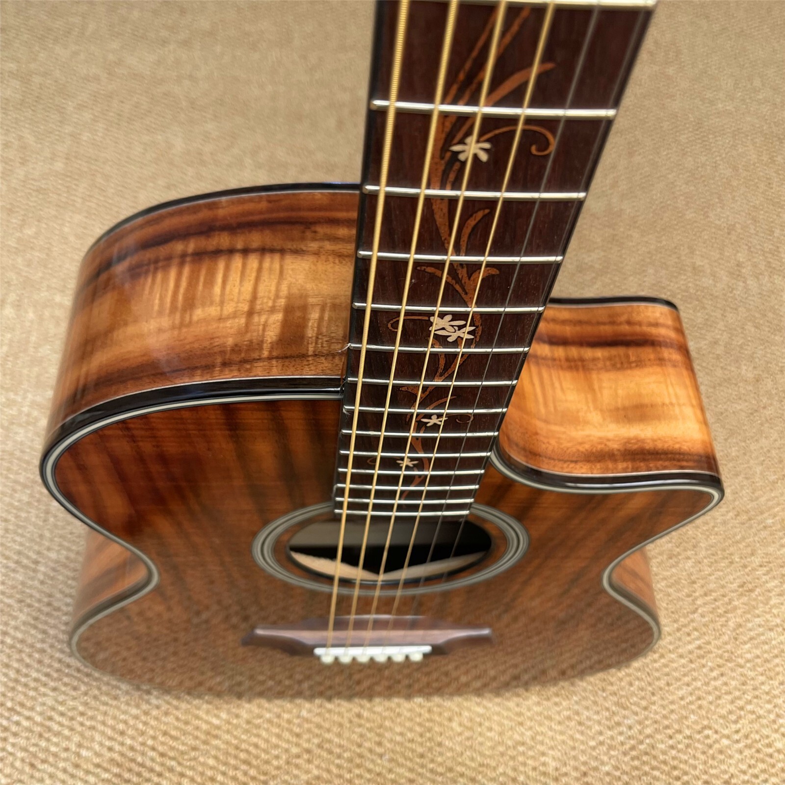 Cutaway 41 Inch All Koa Wood G-K24 Acoustic Guitar Rosewood Fingerboard Cutaway 41 Inch All Koa Wood G-K24 Acoustic Guitar Rosewood Fingerboard
