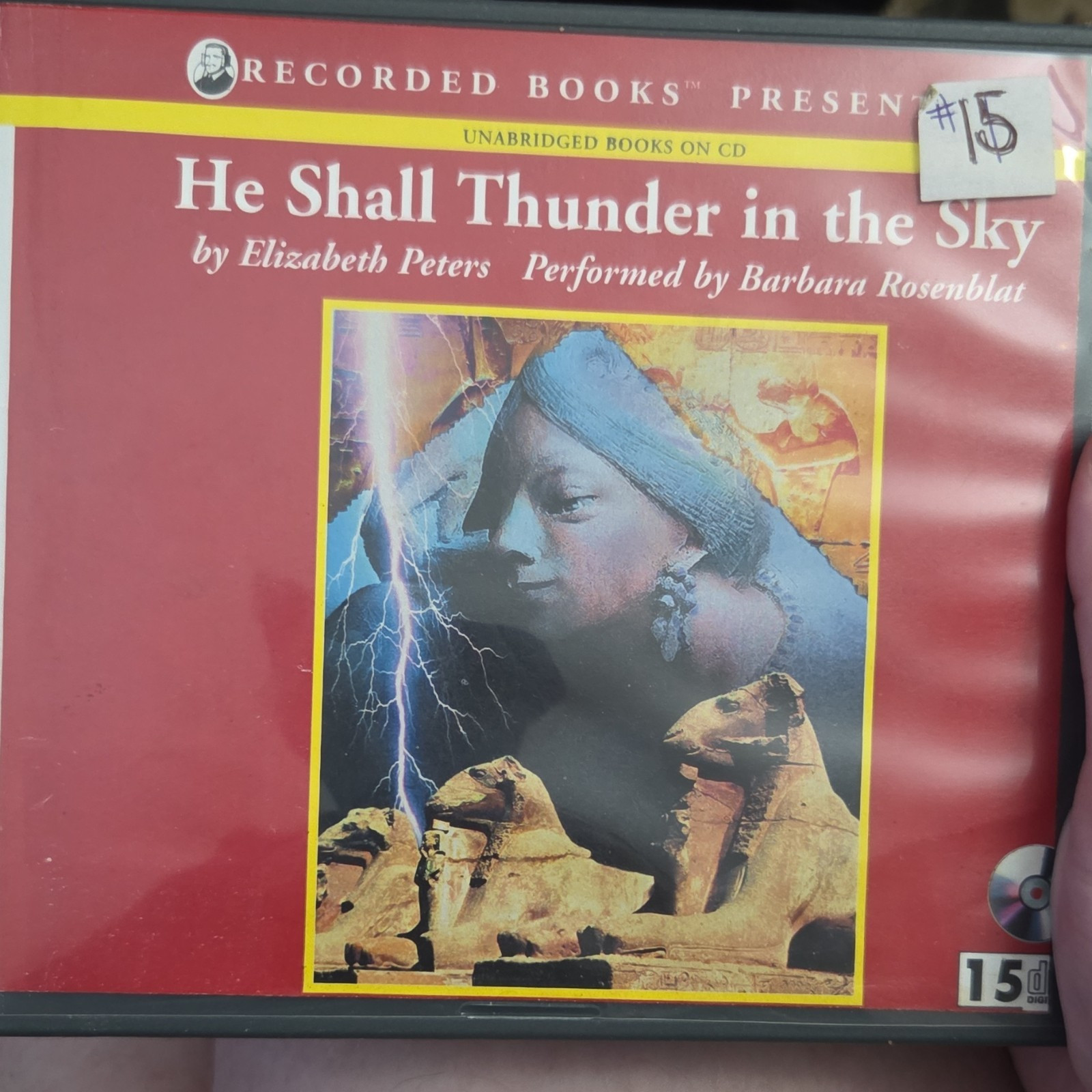 Elizabeth Peters He Shall Thunder in the Sky Audiobook 15 CDs Barbara Rosenblat… Elizabeth Peters He Shall Thunder in the Sky Audiobook 15 CDs Barbara Rosenblat…
