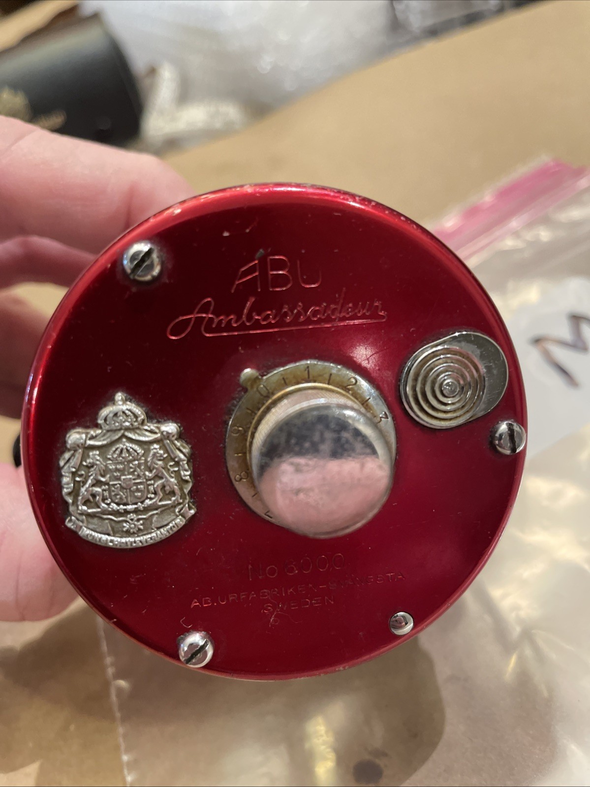 Vintage ABU AMBASSADEUR 6000 Reel Rash Good Working Condition See Pictures Vintage ABU AMBASSADEUR 6000 Reel Rash Good Working Condition See Pictures