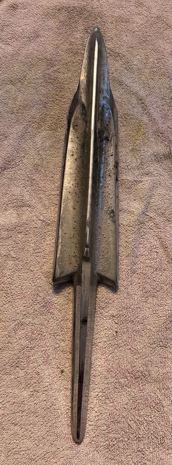 Vintage 1957 Pontiac Illuminated Front Fender Ornament - Part Untested