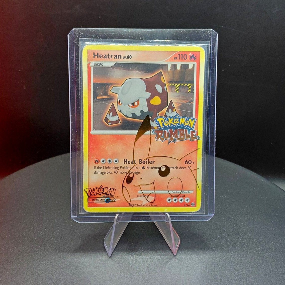 Pokémon TCG Heatran 4/16 Pokémon Rumble English 2009 HP 110 Basic