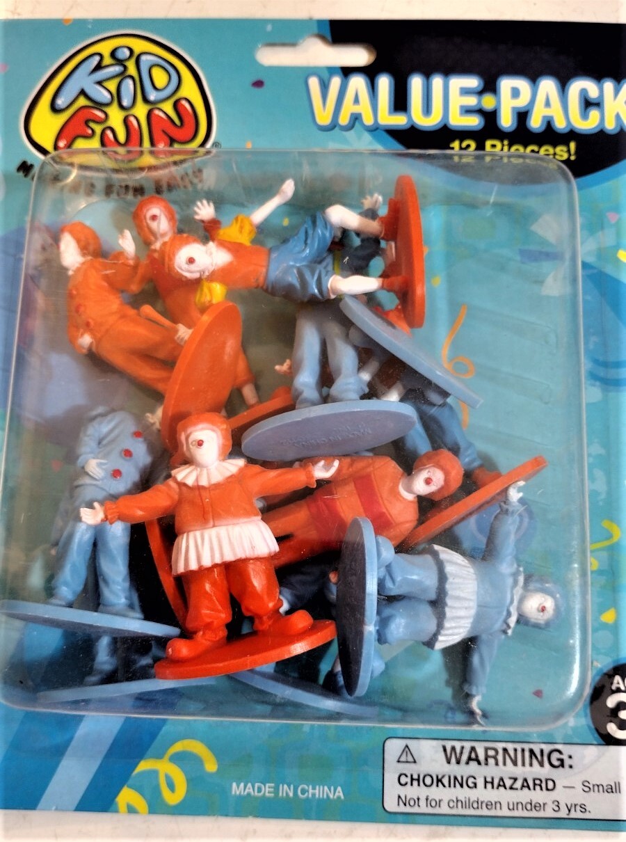 Clown Figures Toy Cake Topper Decoration 12 pc