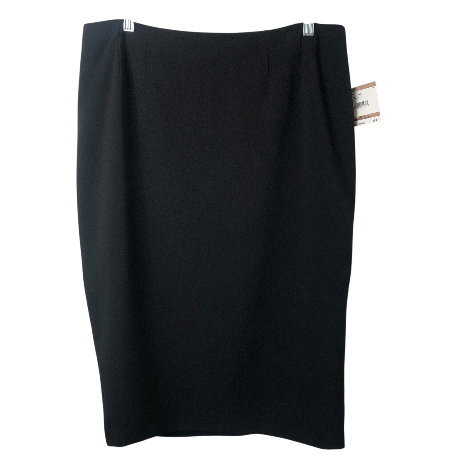 Kasper NWT Women\'s Black Pencil Career Skirt w/Back Zip Size 12 Kasper NWT Women\'s Black Pencil Career Skirt w/Back Zip Size 12