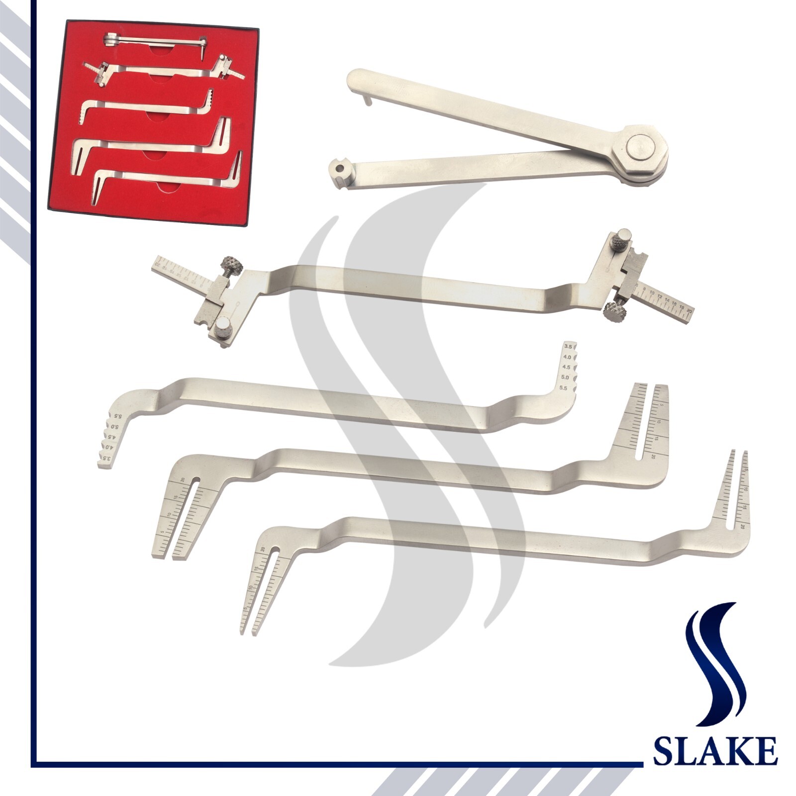 5 Pcs Set Dental Implant Power Guide Kit Extension Easy Alignment Complete Kit