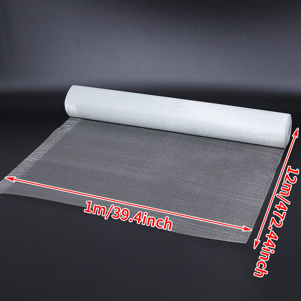 1 x 6M Fibreglass Mesh Cover Wall Plaster Rendering Crack Repair Mesh US STOCK