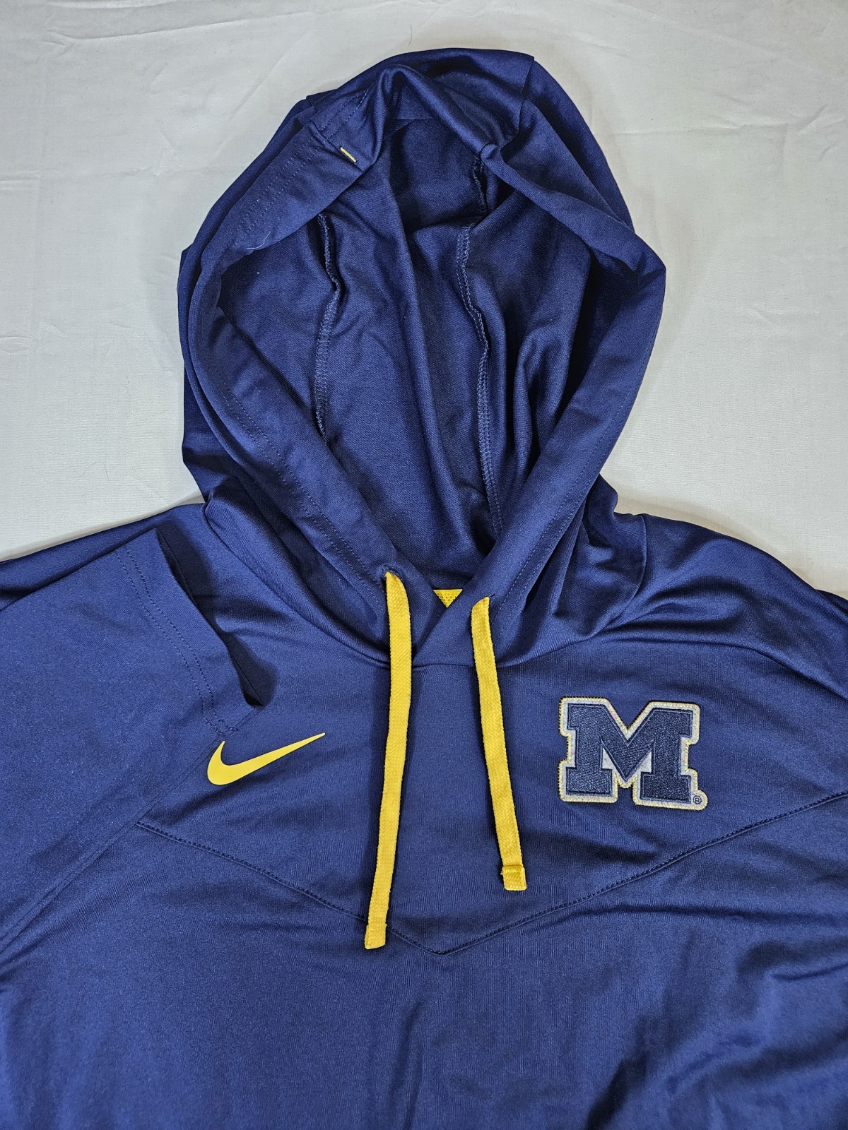 Nike Hoodie Men's Size XL Blue Michigan Wolverines Football On-Field  Football 