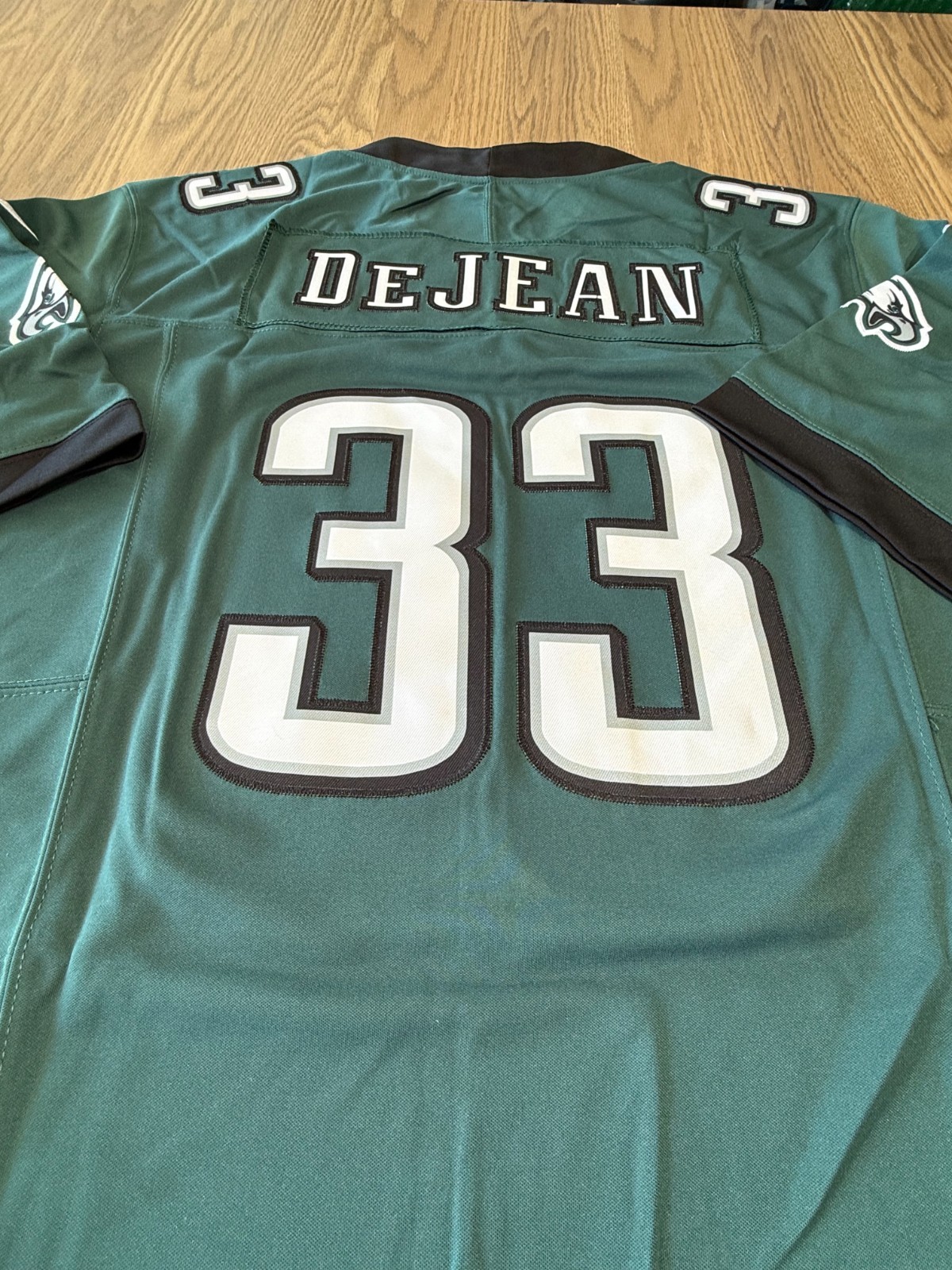 Men\'s  Eagles Cooper De Jean #33 Midnight Green Game Day Jersey