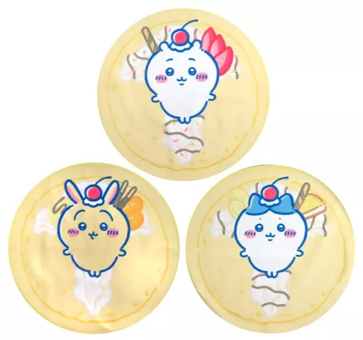 Chiikawa Crepe Towel Set of 3 Soft Cotton Polyester Character Accessories  Gray