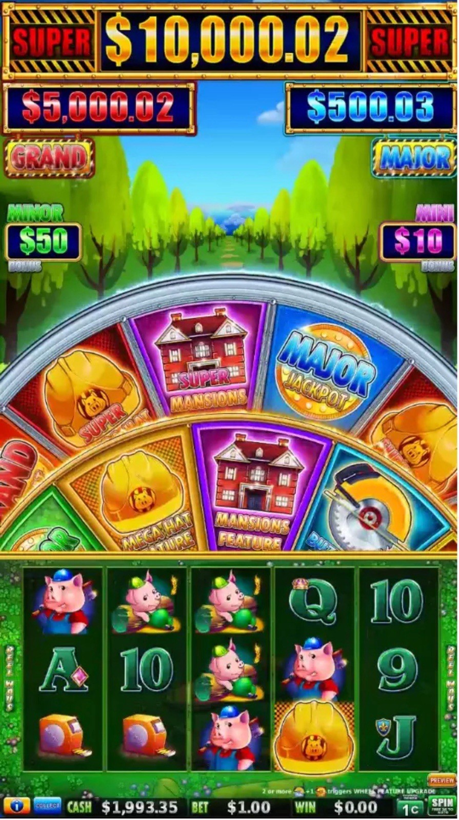 HUFF N MORE PUFF 2 in 1 GAME BOARD slot machine HET HUFF N MORE PUFF 2 in 1 GAME BOARD slot machine HET