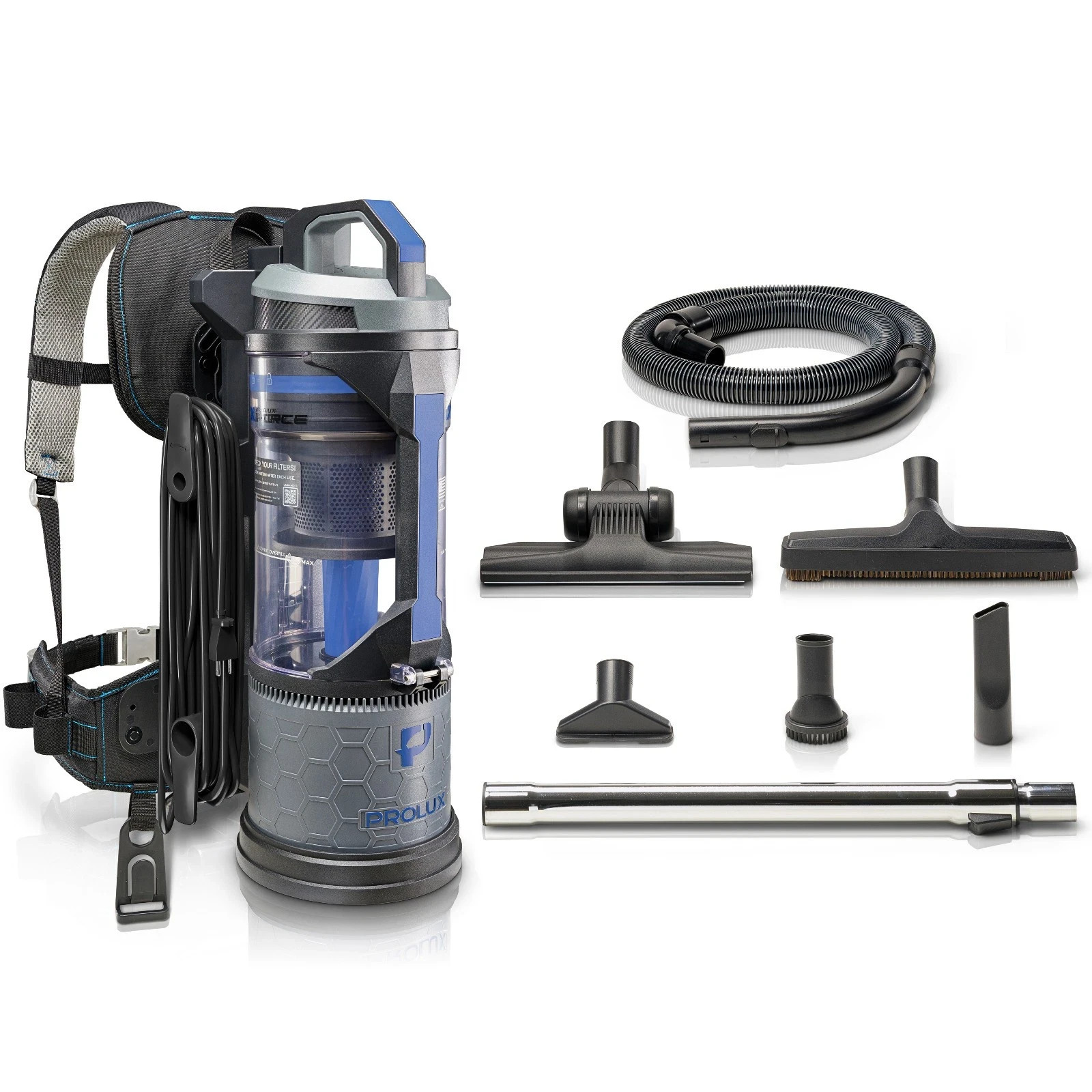 Prolux XForce Residential Standard Backpack Vacuum with HEPA Filtration