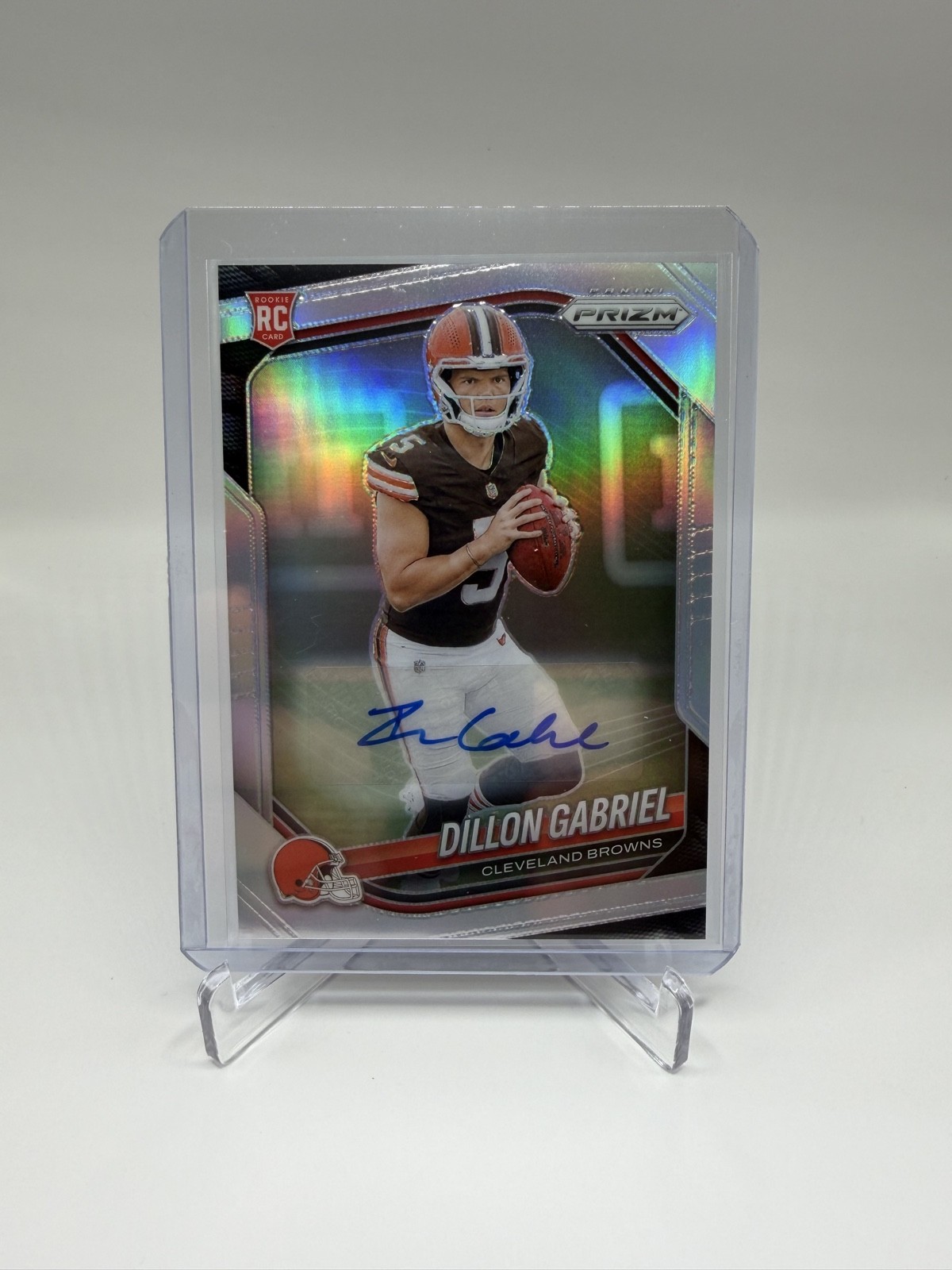 2025 Panini Prizm - Rookies Dillon Gabriel #372 Silver Prizm Autographs (AU, RC)