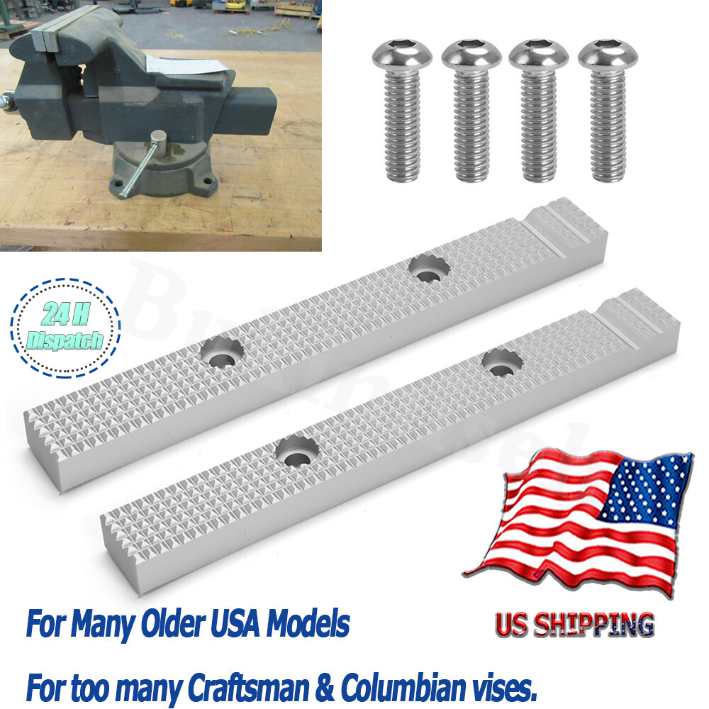 For Many Older USA Models Columbian Craftsman Vise Jaws 6 1/2