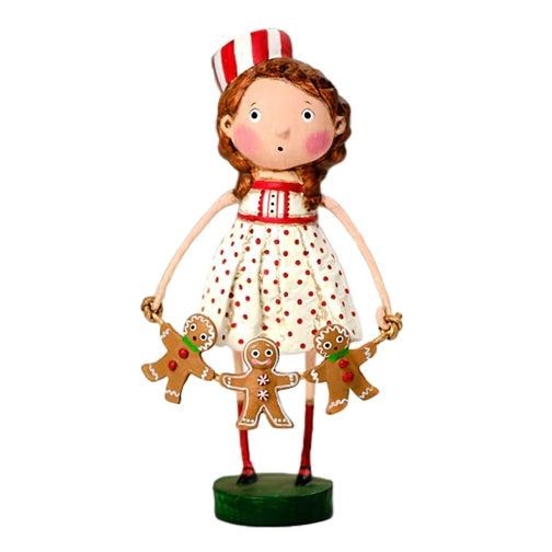 Lori Mitchell Ginger Spice Christmas Winter Girl Figurine Collection New 16723 Lori Mitchell Ginger Spice Christmas Winter Girl Figurine Collection New 16723