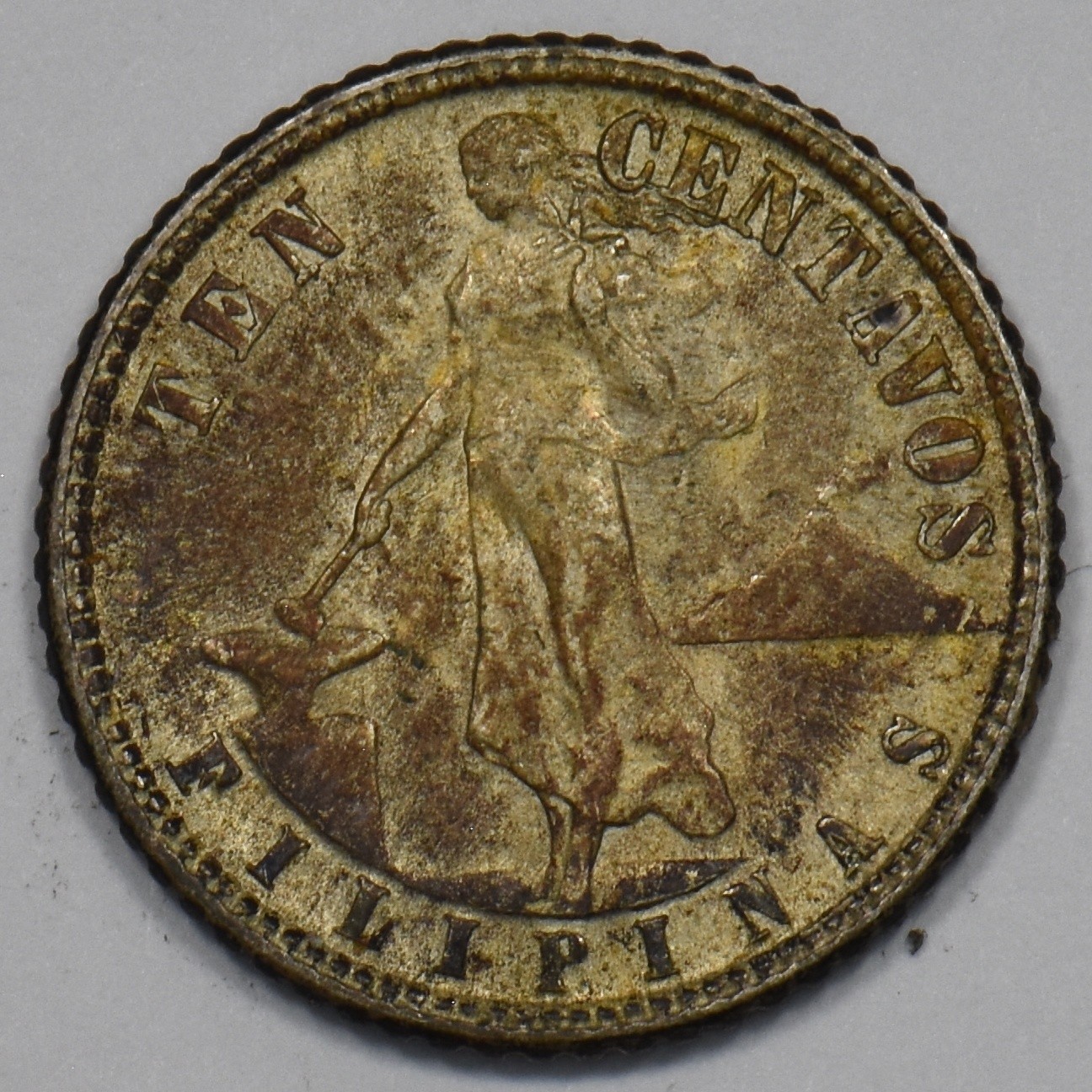 Philippines 1944-D Commonwealth 10 Centavos Silver P902647 Philippines 1944-D Commonwealth 10 Centavos Silver P902647