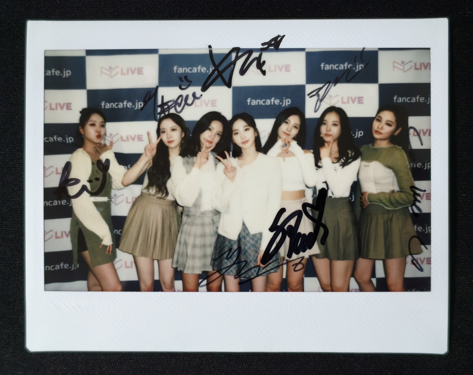 ELRIS ALICE Real Hand Signed Autographed Polaroid Kpop SOHEE