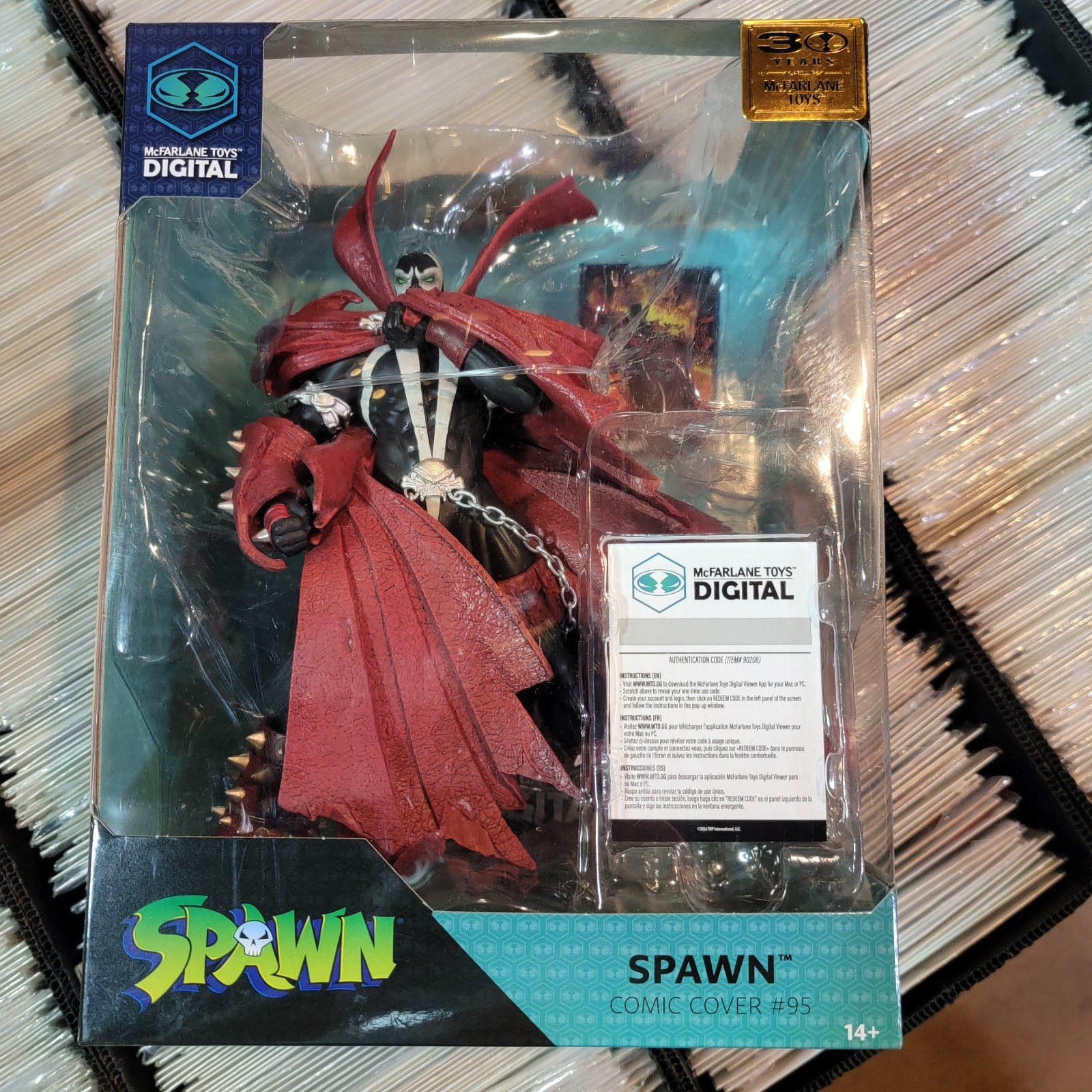 Spawn 12in Spawn #95 30th Anniversary Digital Action Figure McFarlane 2024