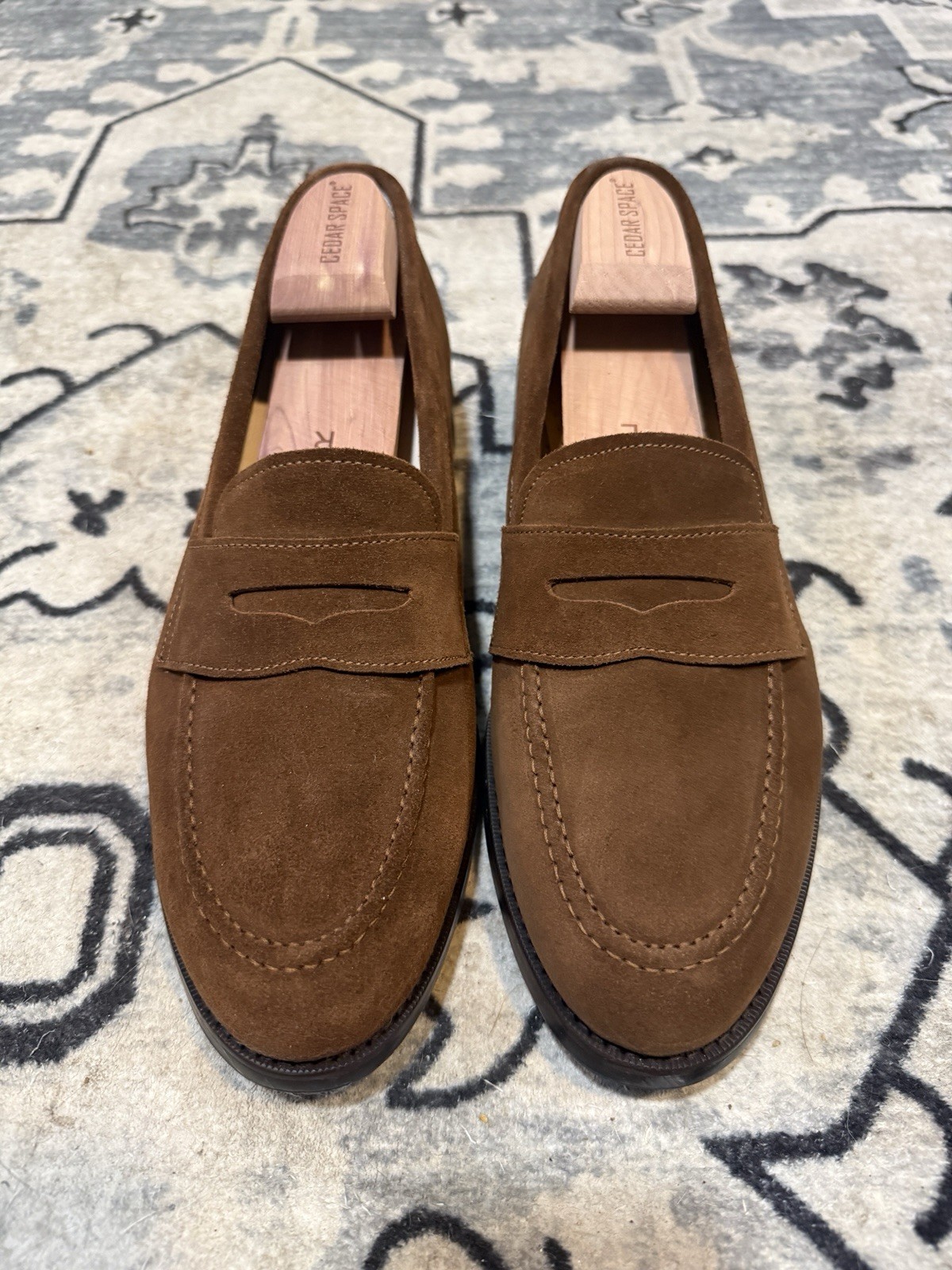 Joseph T Artisan Daniel Snuff Suede Loafers