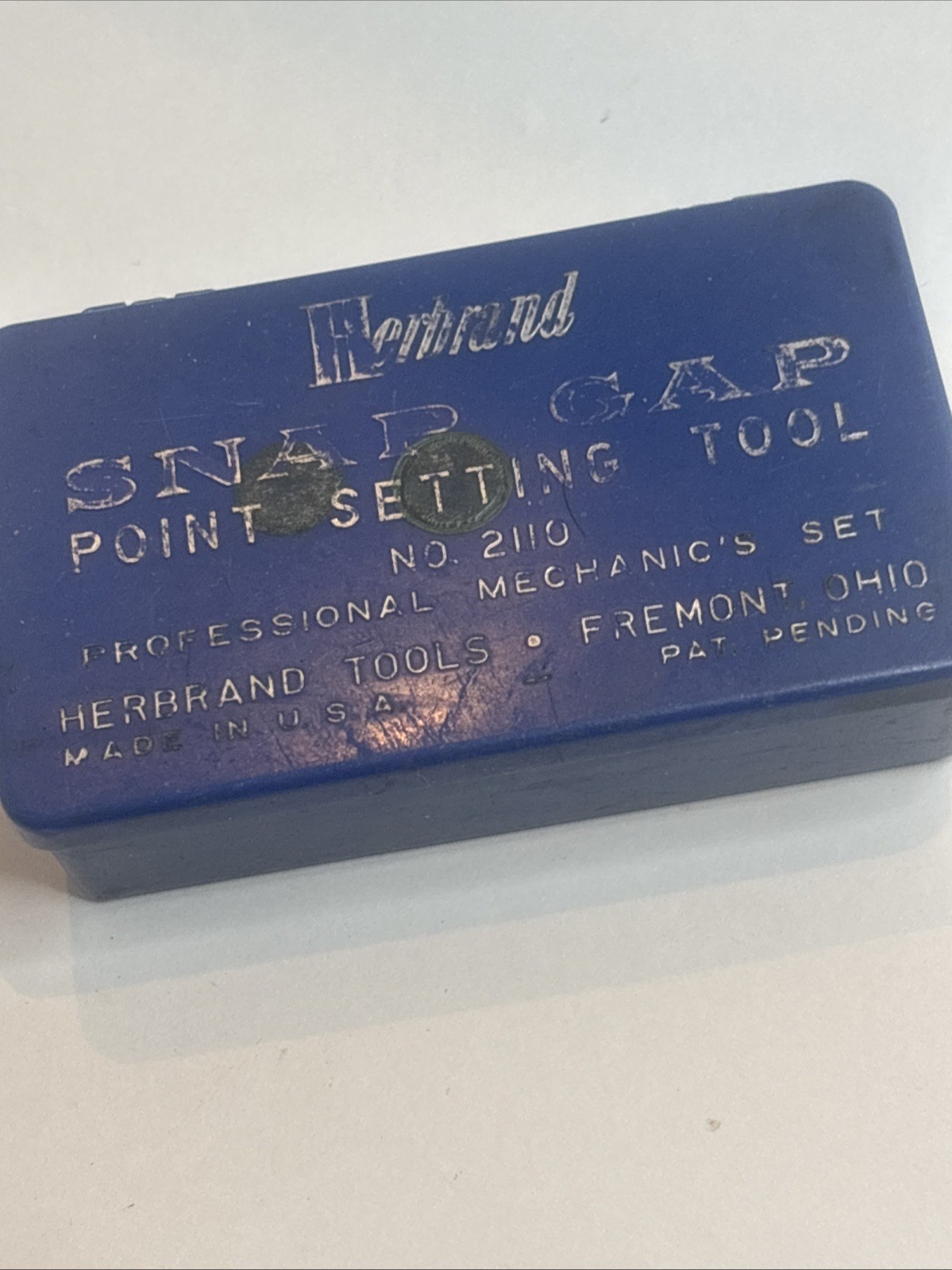 Vintage Herbrand Snap Gap Point Setting Tool No.2110 Professional Mechanics Set