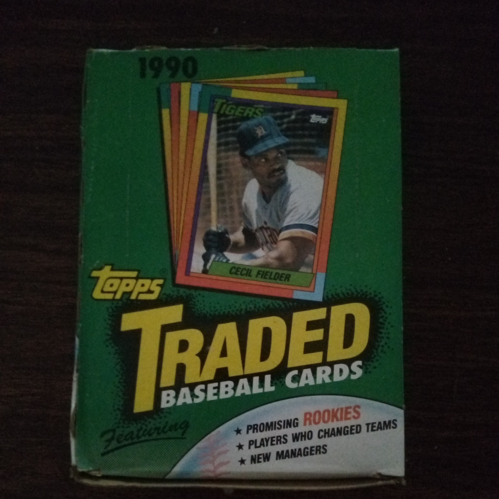 1990 Topps Traded Baseball Wax Box 36 Sealed Unopened Packs 7 Cards 1990 Topps Traded Baseball Wax Box 36 Sealed Unopened Packs 7 Cards