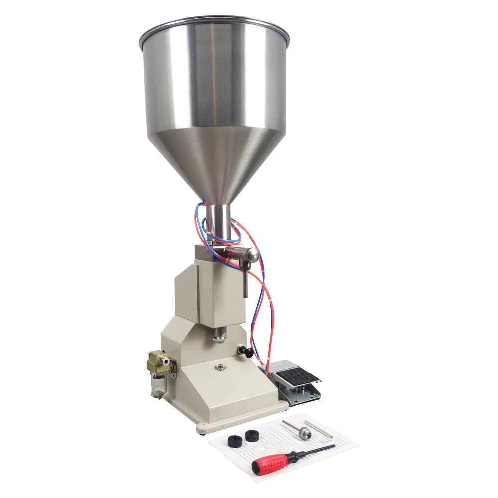 Intbuying Pneumatic Filling Machine Pneumatic Paste Liquid Filling Machine 50ml