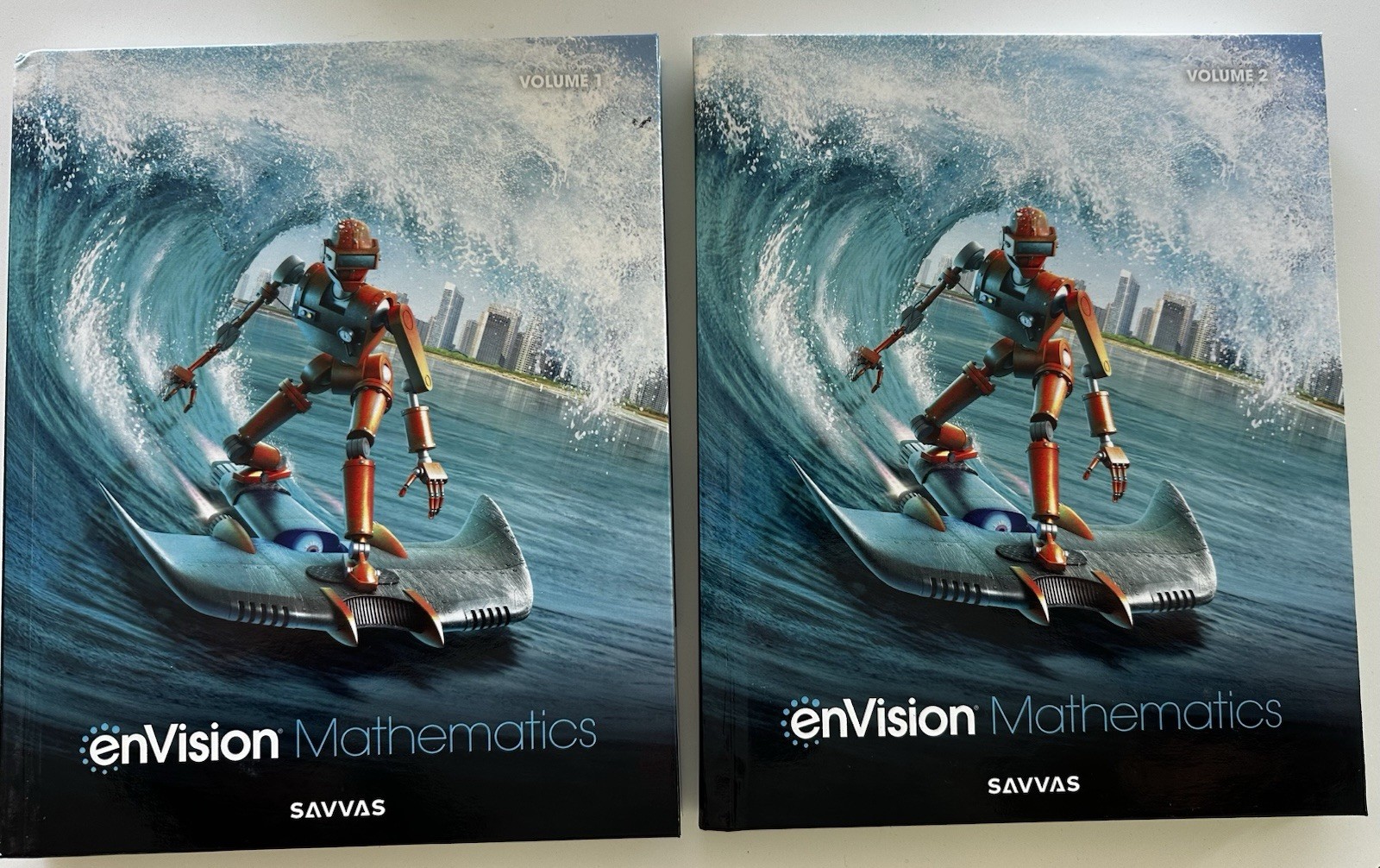 Savvas enVision Mathematics 2023 Vol 1 & 2 Textbook Set Scott Foresman ISBNs