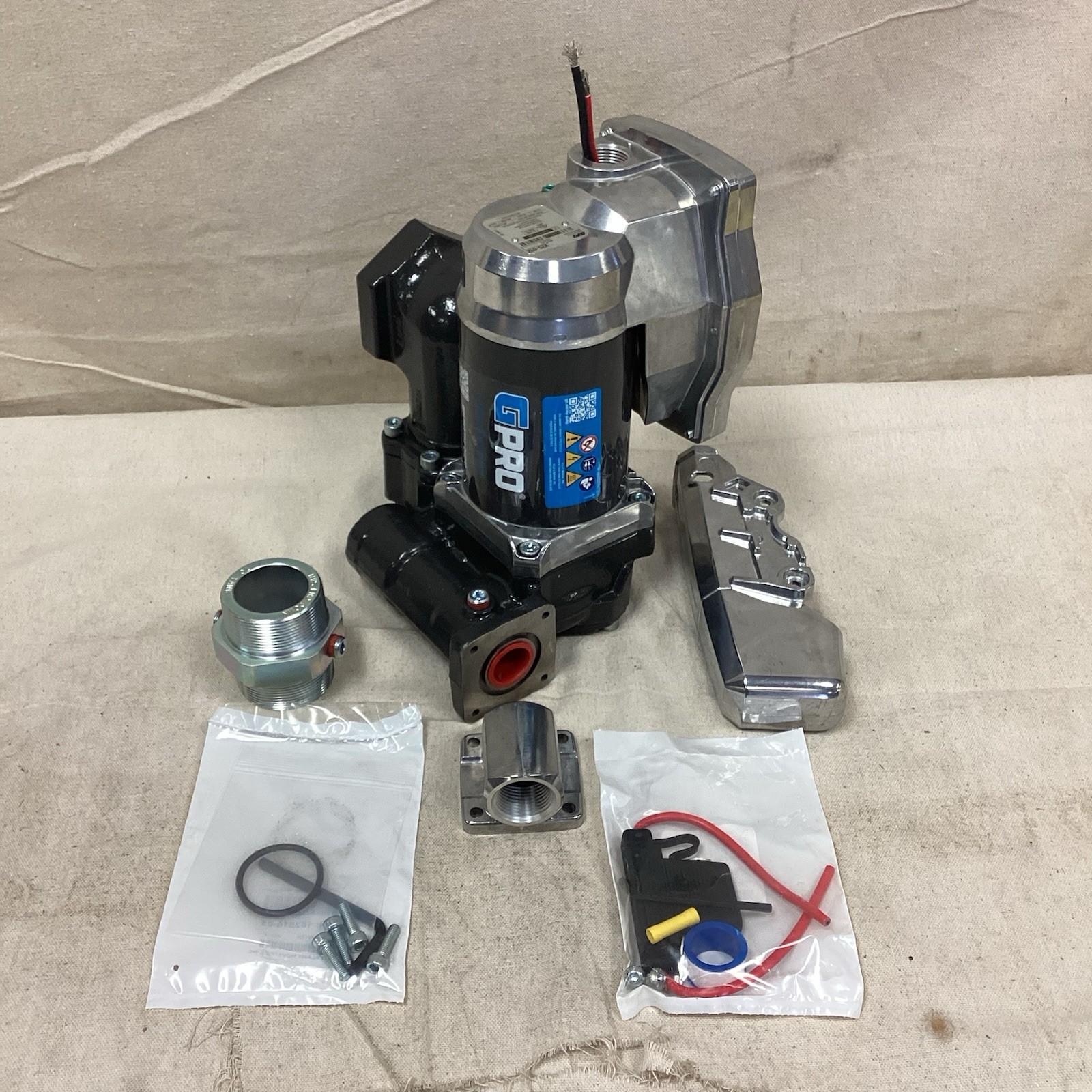 GPI V25-012PO Electric Drum Pump 12V 2/5hp 25gpm Cast Iron