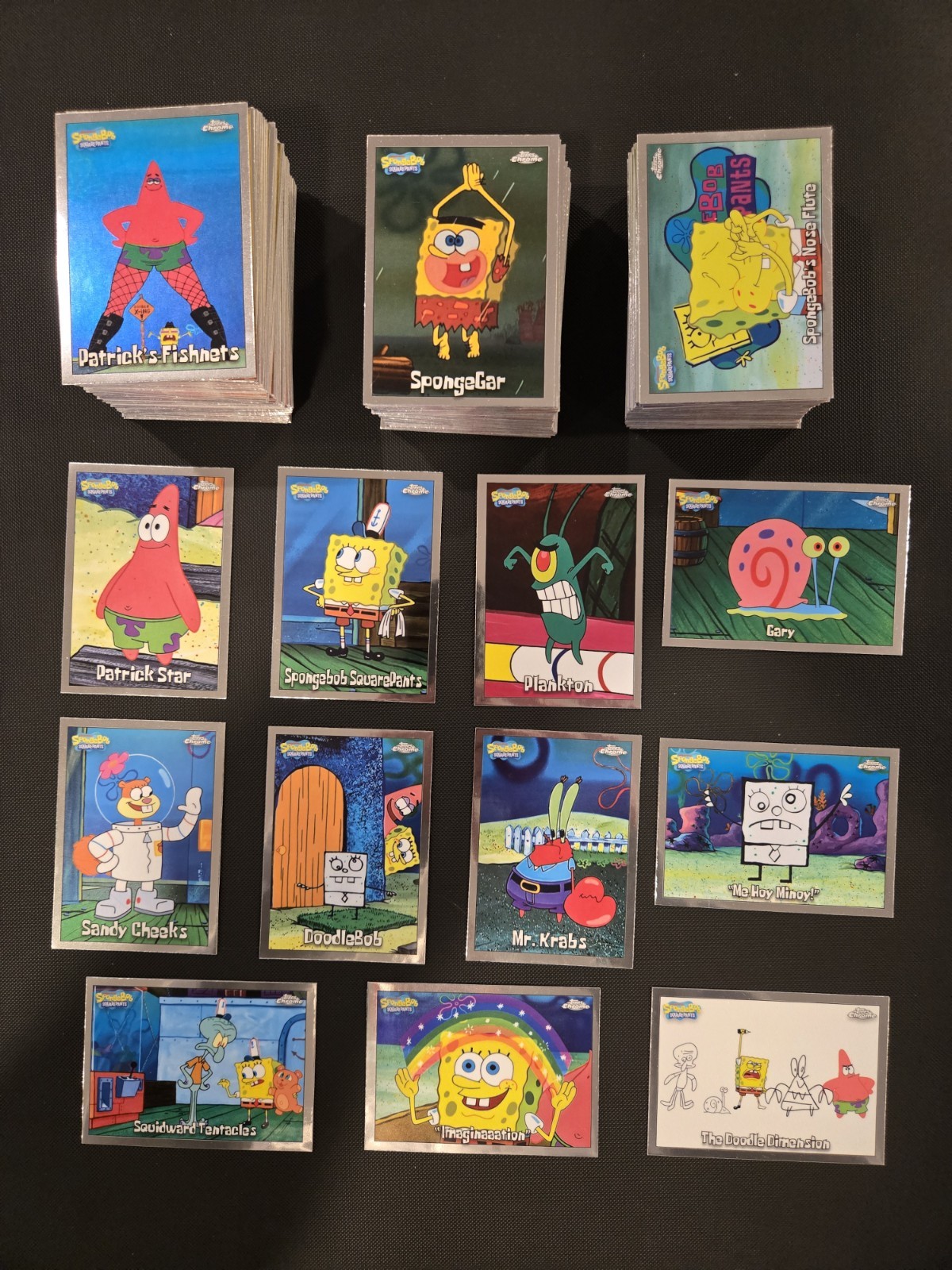 2025 Topps Chrome SpongeBob SquarePants - Complete Base Set / Lot #1-200