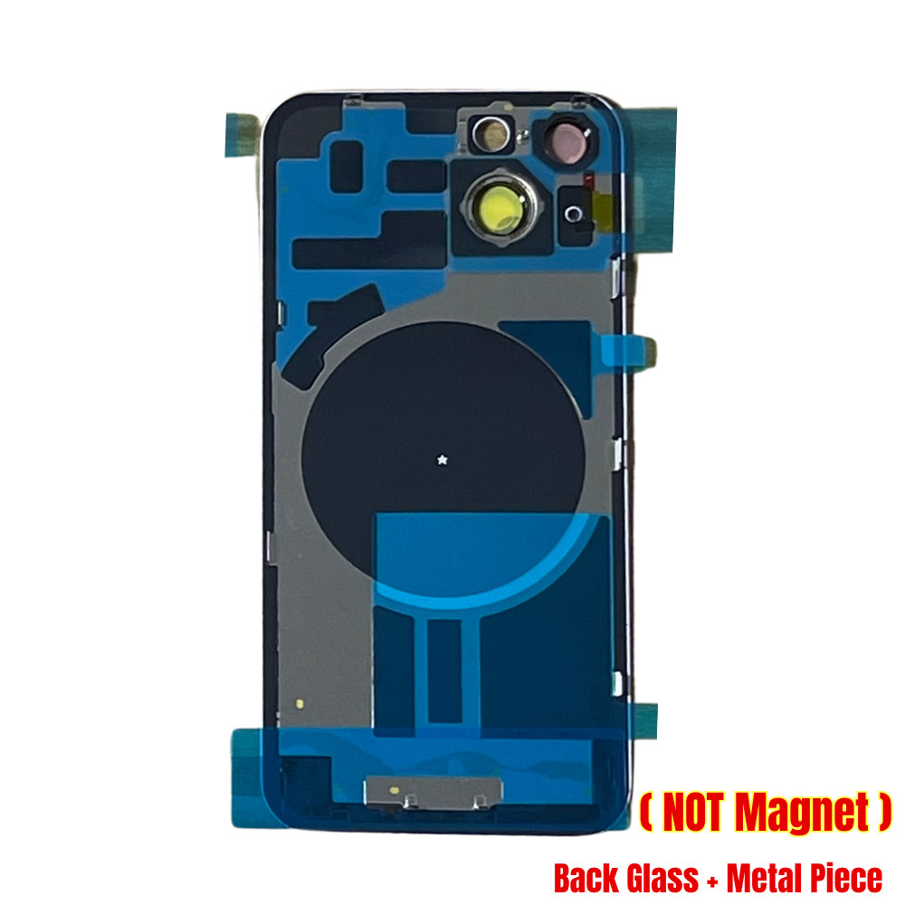 For iPhone 14 15 16 17 Back Glass Replacement Big Hole Rear Cover Metal logo Lot For iPhone 14 15 16 17 Back Glass Replacement Big Hole Rear Cover Metal logo Lot
