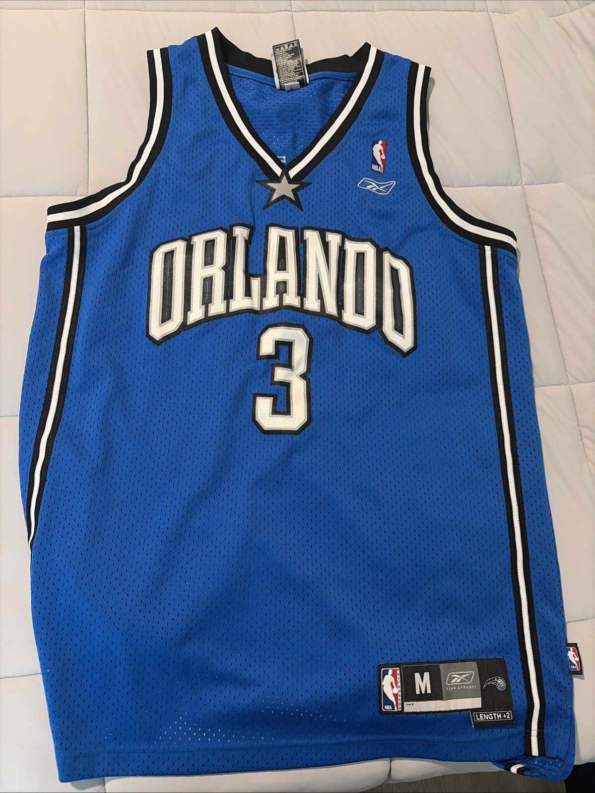Medium Steve Francis Orlando Magic Jersey, Plus 2 Length Medium Steve Francis Orlando Magic Jersey, Plus 2 Length