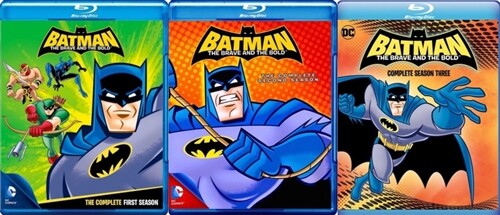 BATMAN THE BRAVE AND THE BOLD COMPLETE SERIES New Blu-ray Seasons 1 2 3