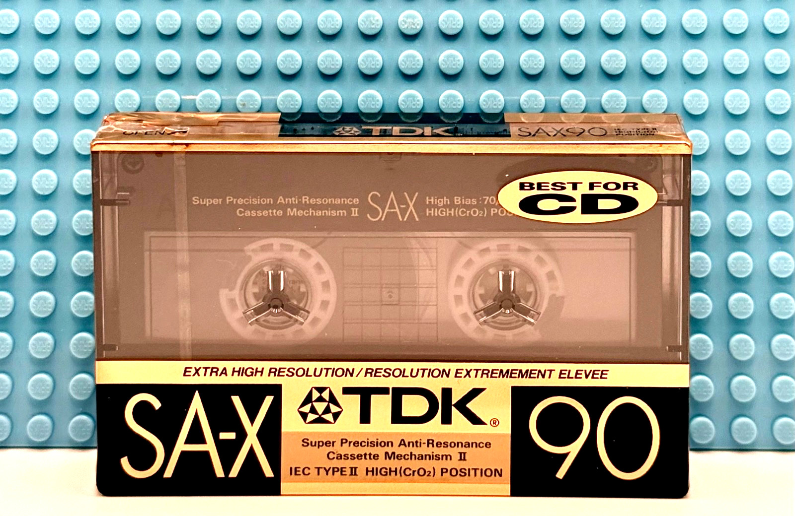 TDK  SA-X   90  1989  EUROPE  TYPE II    BLANK CASSETTE TAPE (1) (SEALED)