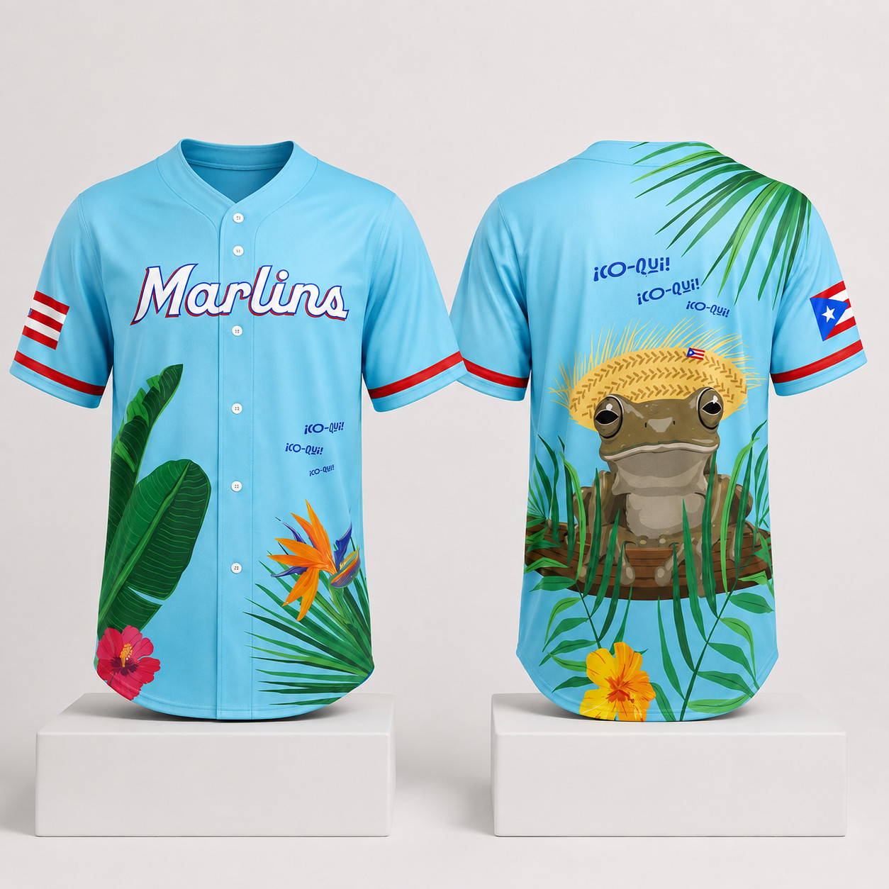 new 2026 Marlins Puerto Rican Heritage Celebration PRINT JERSEY S-5XL