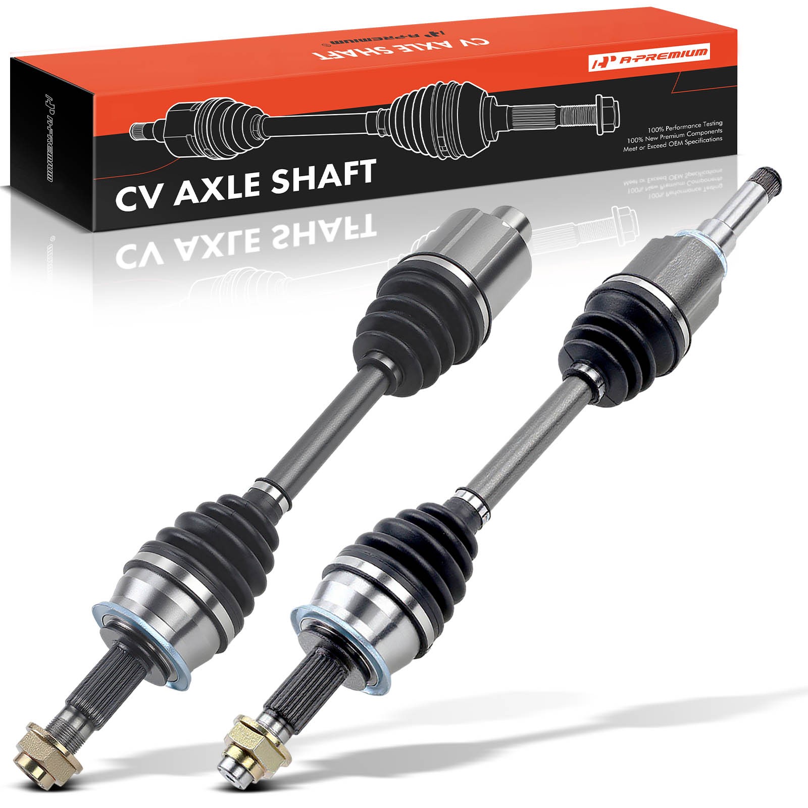 A-Premium Pair Front CV Axle Assembly for Chevy Sonic 12-20 L4 1.4L Auto Trans