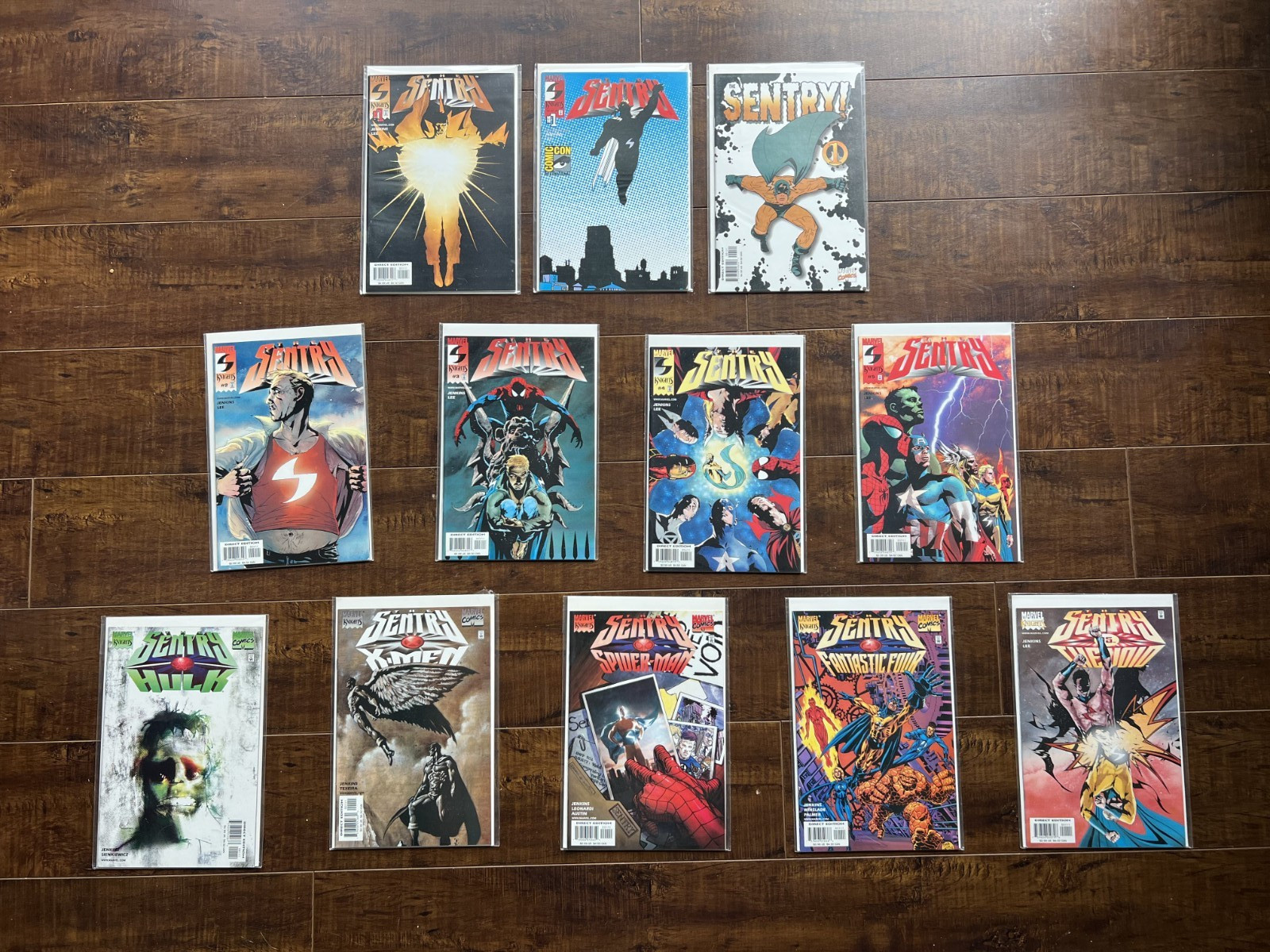 The Sentry Lot,  3 Variants of #1 (September 2000) Comic Con Exclusive + More