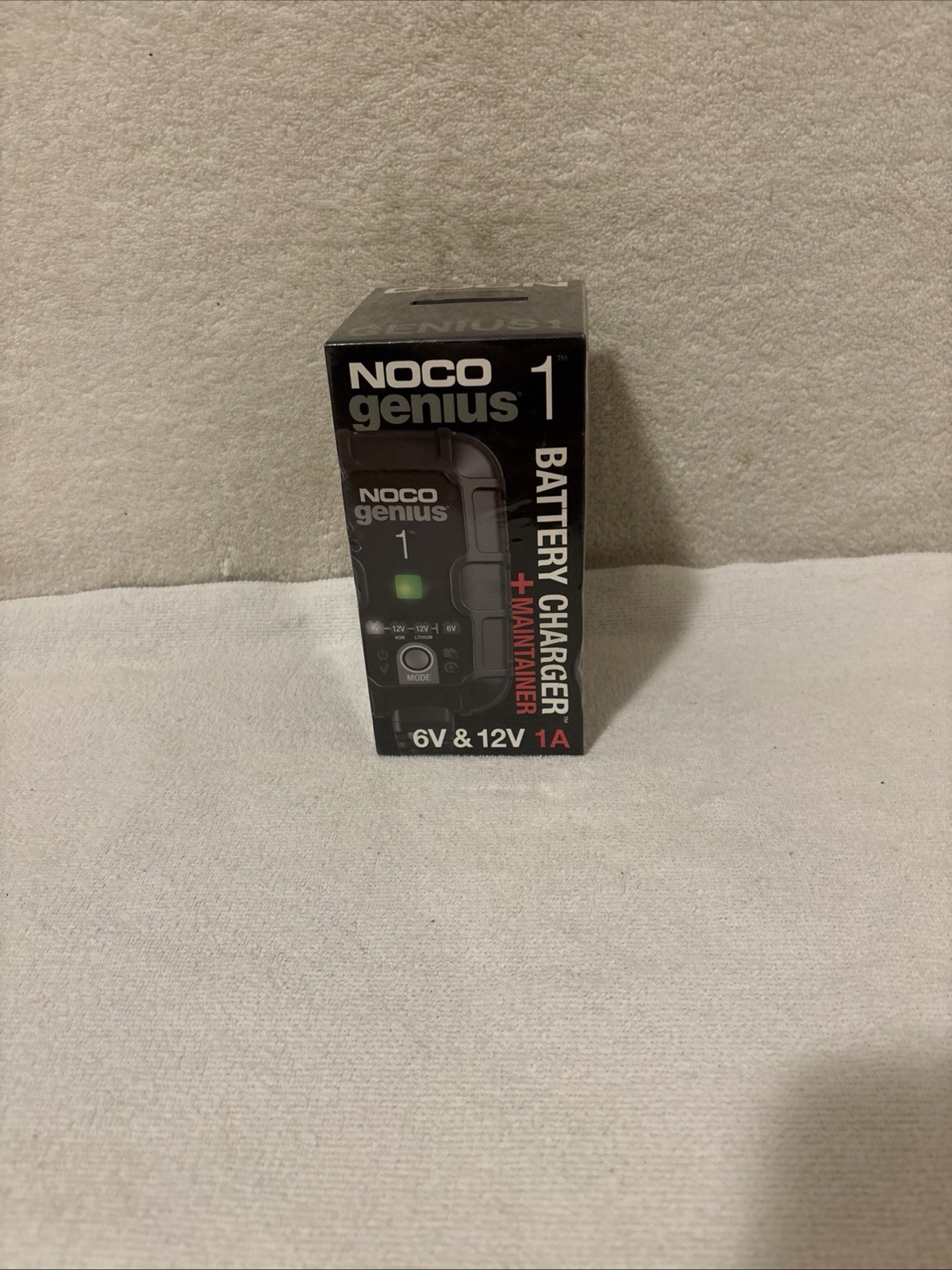 NOCO GENIUS1: 1A 6V/12V Smart Battery Charger | NEW SEALED 