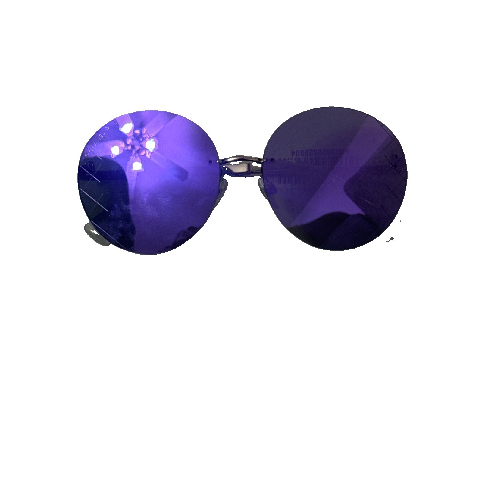 CHANEL CH4216 c.124/4V OVAL QUILTED CROSSHATCH RUNWAY VIOLET ITALY AUTHETIC