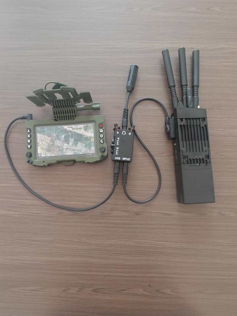 Tactical Dummy MPU5 RDC Navigation Chest Mount Dual-Channel PTT Radio/Shell