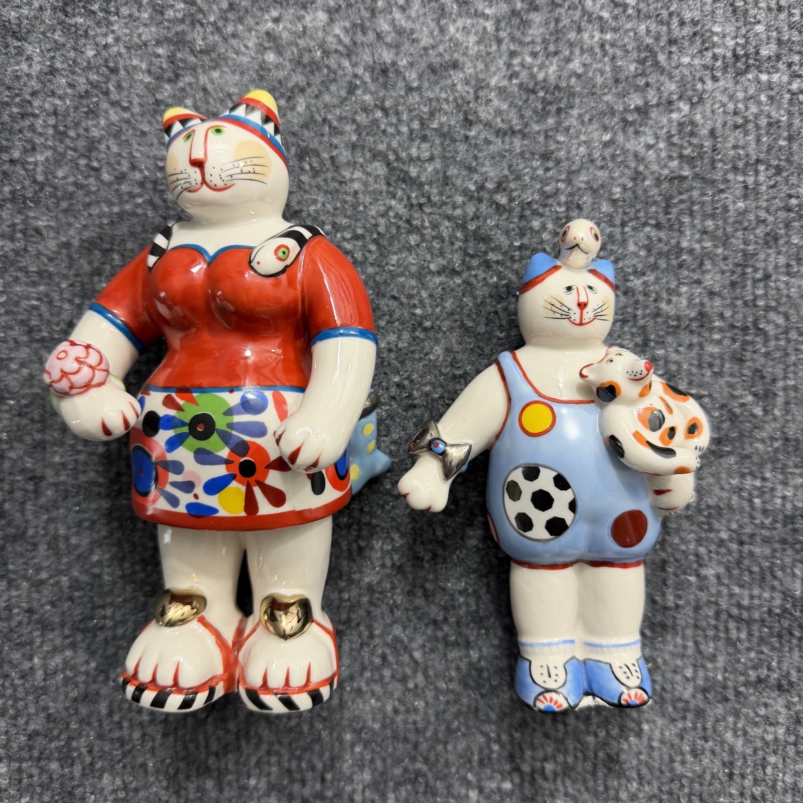 Vintage Villeroy & Boch Benedikt Family Porcelain (Lot of 2) Love Cat Rosemarie