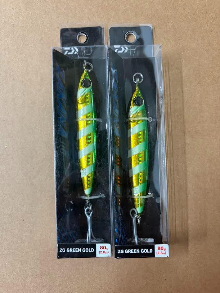 Daiwa Zakana Casting Jig 80g CHOOSE YOUR COLOR 2 PACK