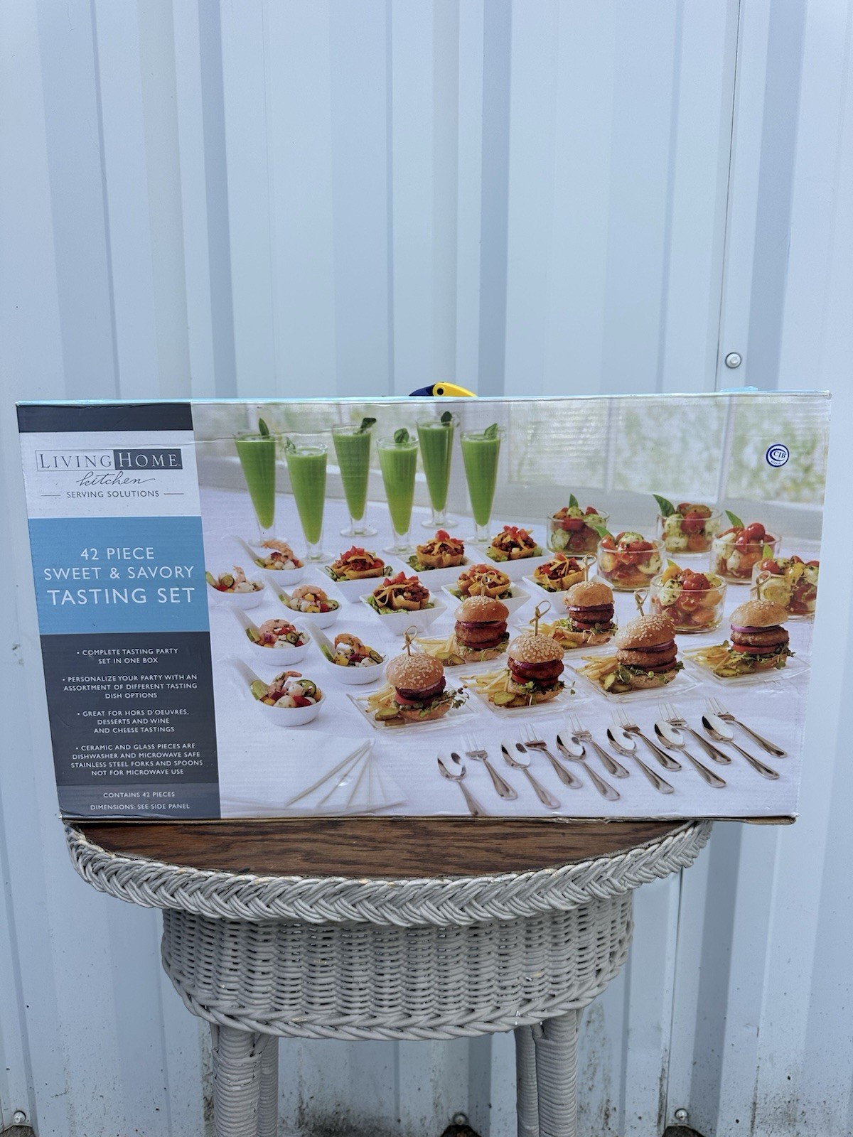 Living Home Kitchen Serving Solutions 42-Piece Sweet & Savory Tasting Set. Living Home Kitchen Serving Solutions 42-Piece Sweet & Savory Tasting Set.