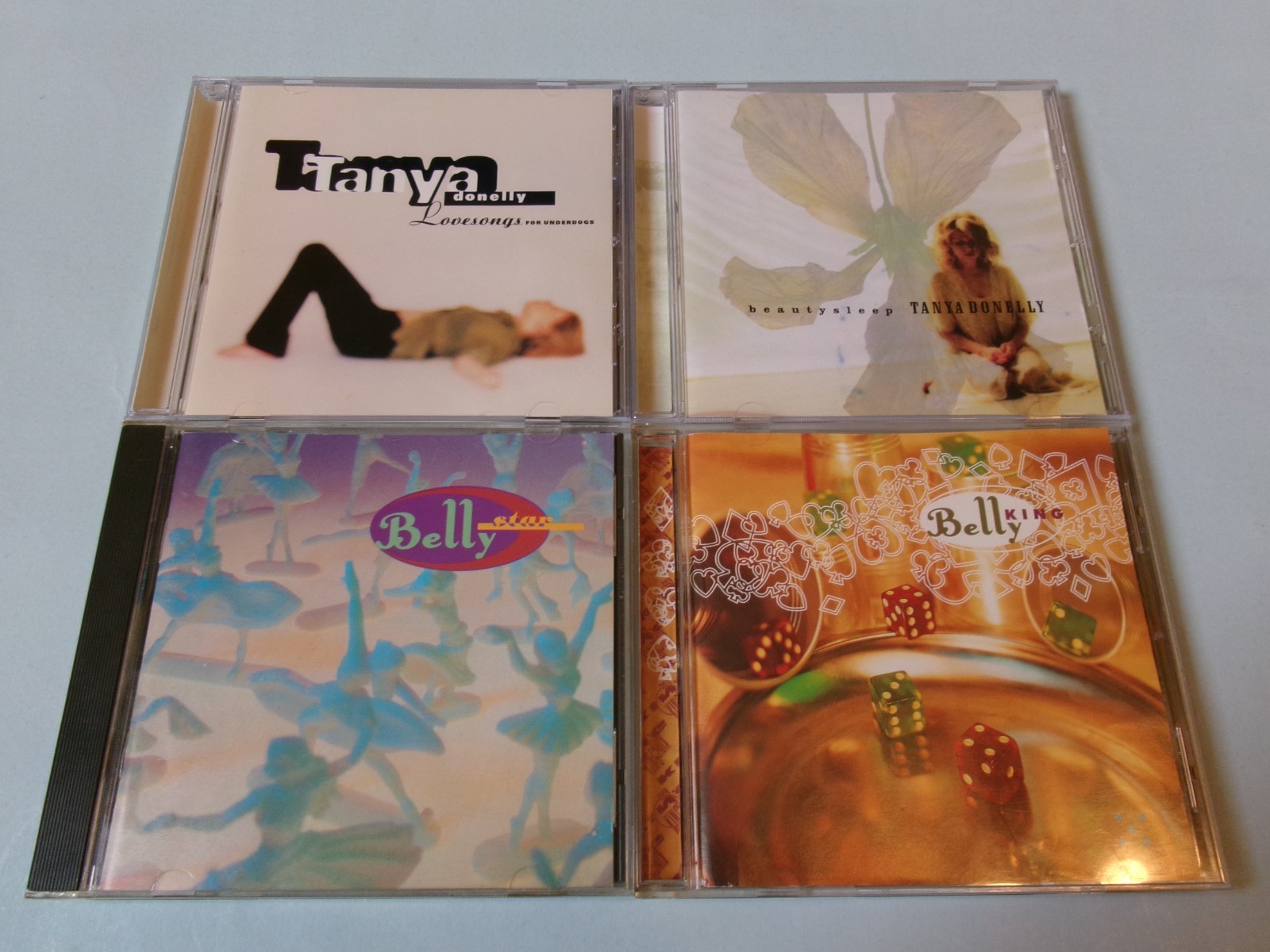 Lot of 2 Belly + 2 Tanya Donelly CDs Star King Lovesongs for Underdogs GD-VG Lot of 2 Belly + 2 Tanya Donelly CDs Star King Lovesongs for Underdogs GD-VG